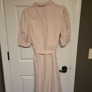 Calvin Klein Soft Pink Long Sleeve Dress
